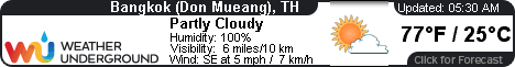 Click for Bangkok, Thailand Forecast